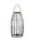 Lampion metalowy czarny