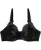 BH mit Stickereien schwarz