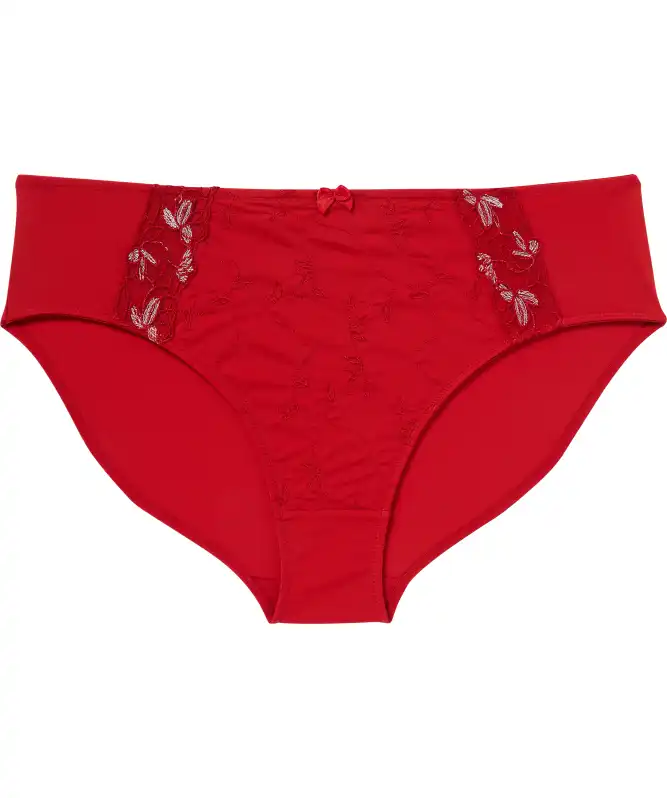 Slip mit Stickereien