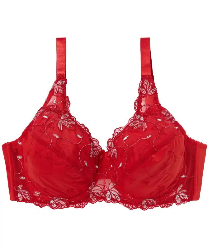 Bügel-BH mit Stickereien