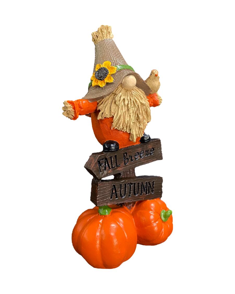 Dekoracyjny skrzat jesienny różne wzory, ok. 18 cm