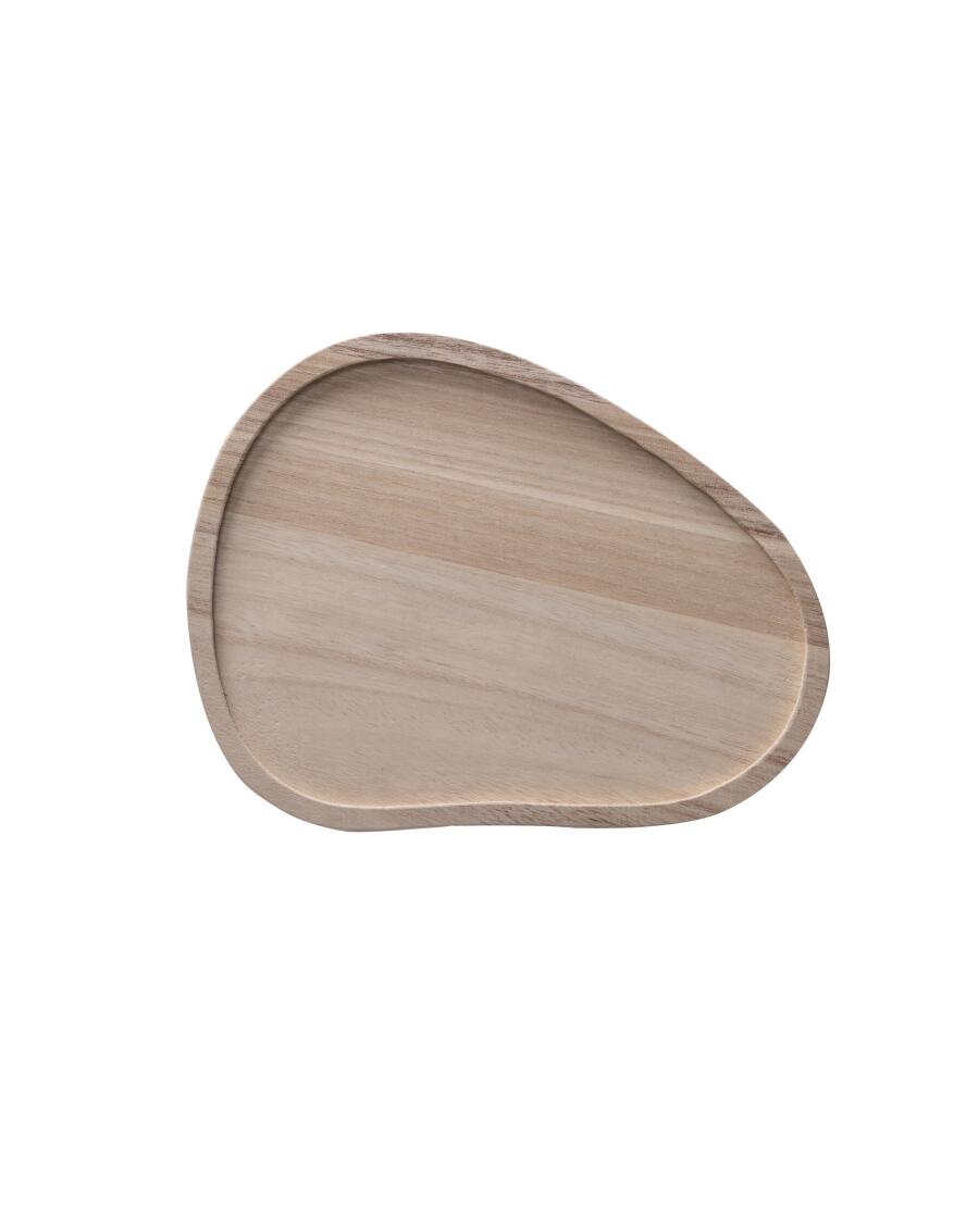 Houten decoratief dienblad naturel