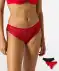 Krajkové kalhotky panty červená