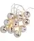 LED-Lichterkette Weihnachten silber