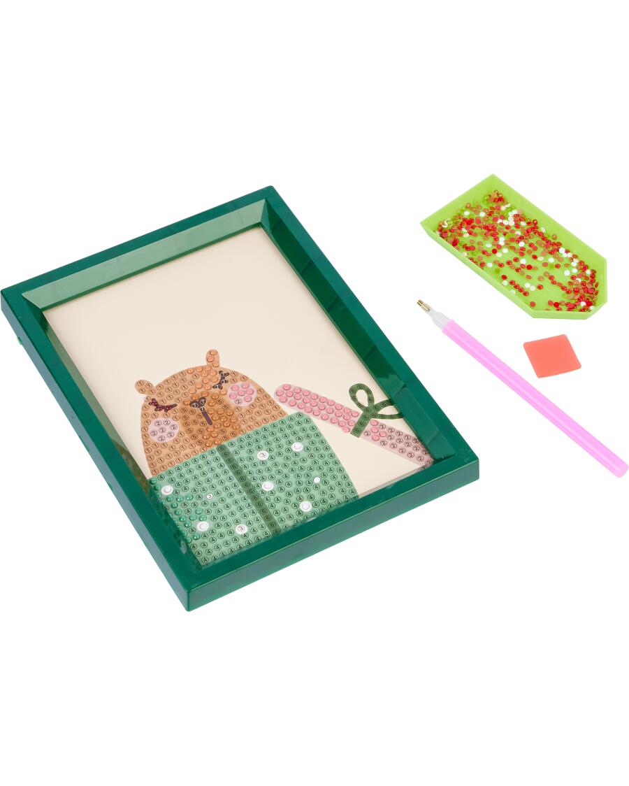 Diamond painting kerst groen