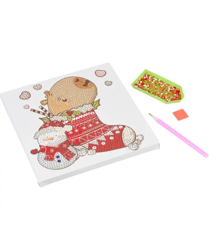 Diamond painting kerst