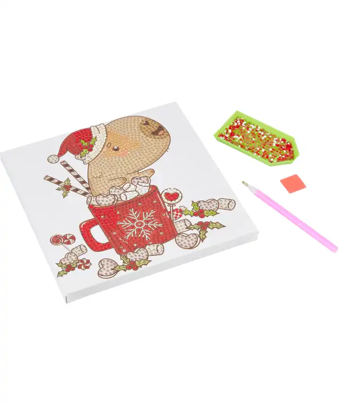 Diamond painting kerst