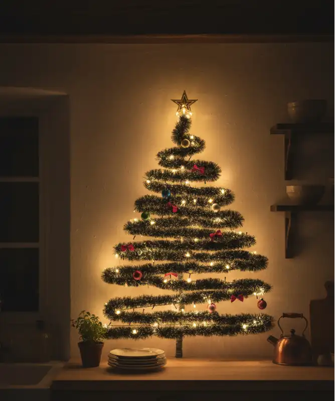 LED muurslinger kerst