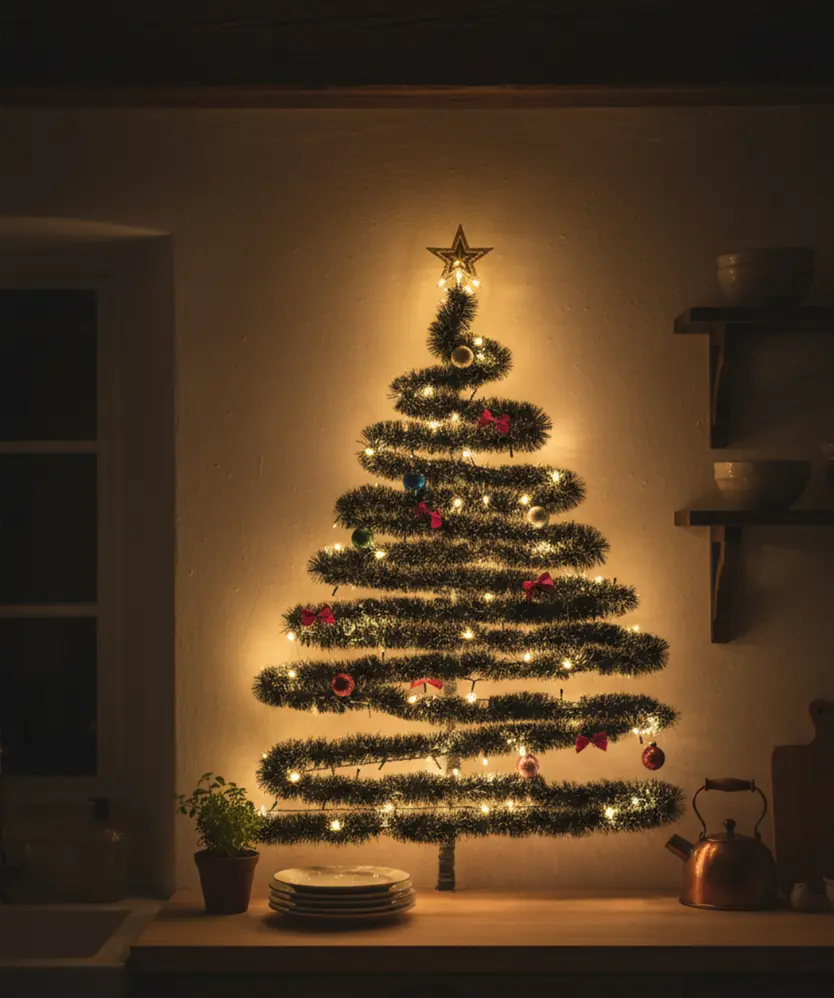 LED muurslinger kerst, groen | Voordelig bij