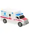 Zabawkowy samochód ratunkowy biały