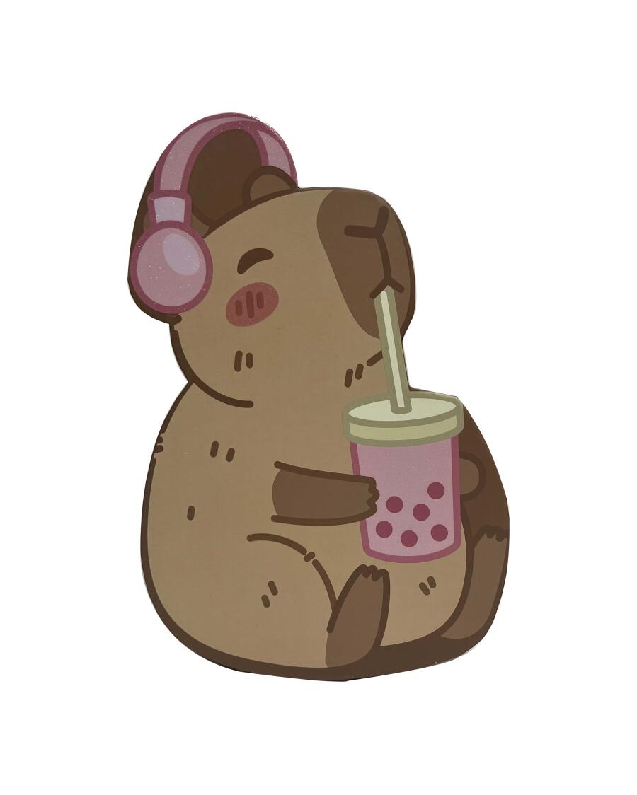 Dárková krabička Capybara hnědá
