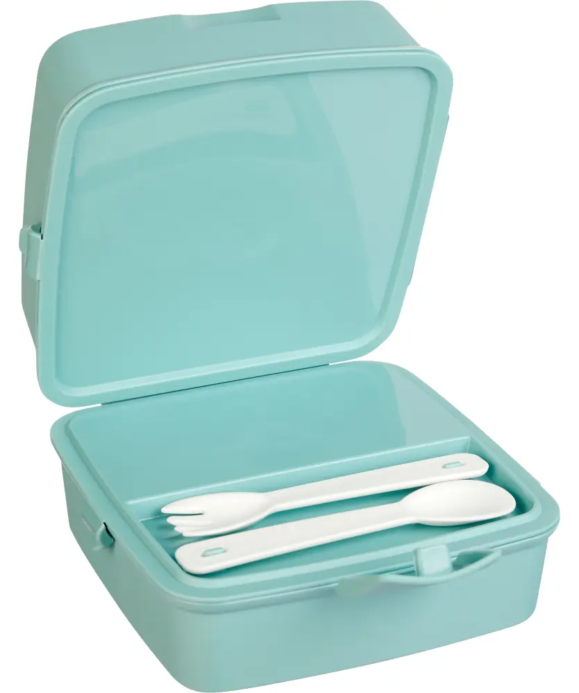 Lunchbox + Trinkflasche, blau