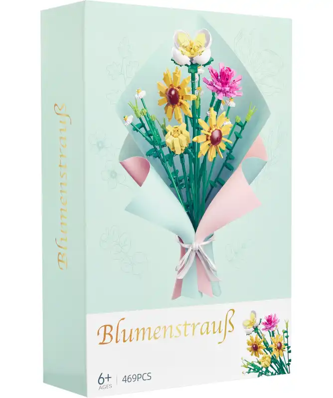 Blokken  bloemenboeket