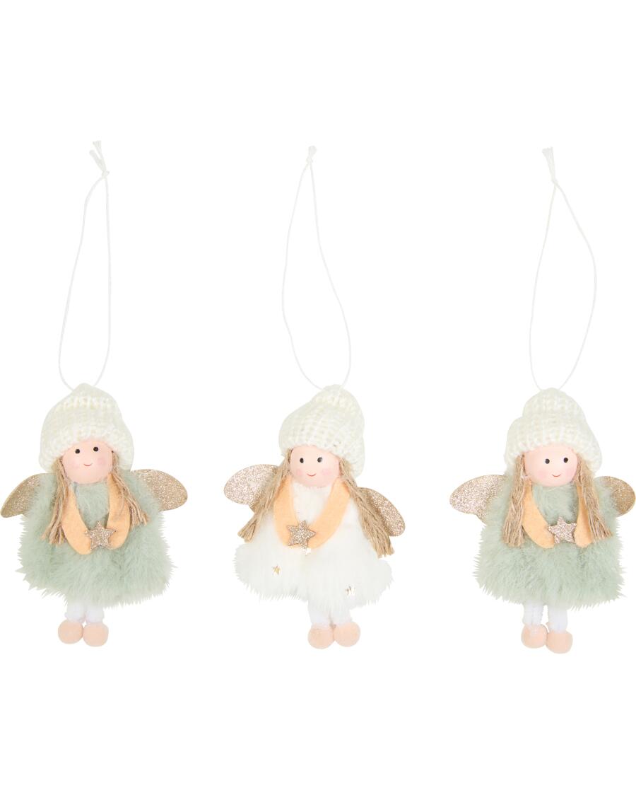 Deko-Engel Weihnachten mintgrün