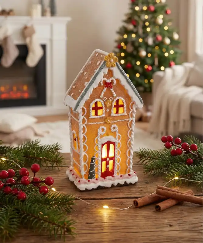 LED-Lebkuchenhaus Weihnachten