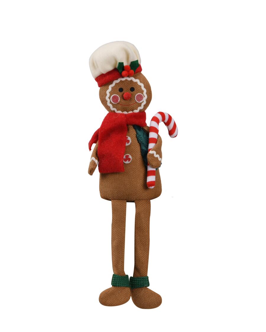 Weihnachts-Deko: 6 Lebkuchenmänner & 6 Lebkuchenhäuser Als Ornamente – Je 7,6 Cm Hoch, Mit Aufhängeschnur, Aus Weichem Gummi