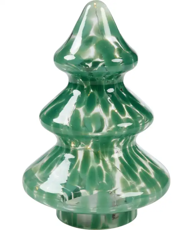 LED-Glastanne Weihnachten