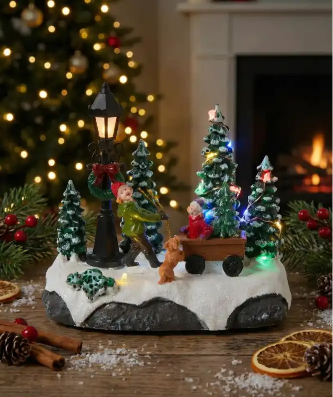 Świąteczna scena LED