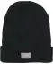 Beanie mit Innenfutter schwarz