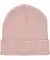 Strick-Beanie rosa