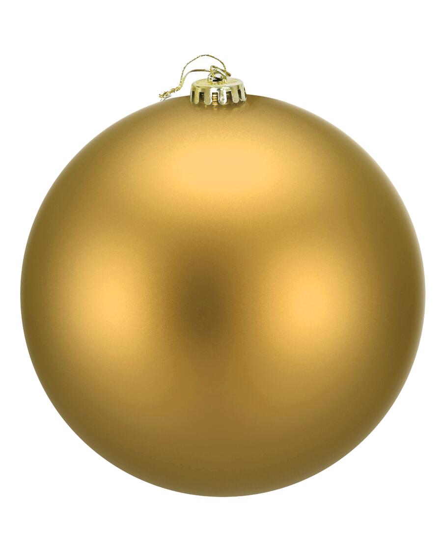 Große Christbaumkugel gold