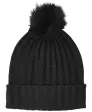 Gebreide muts met pompon