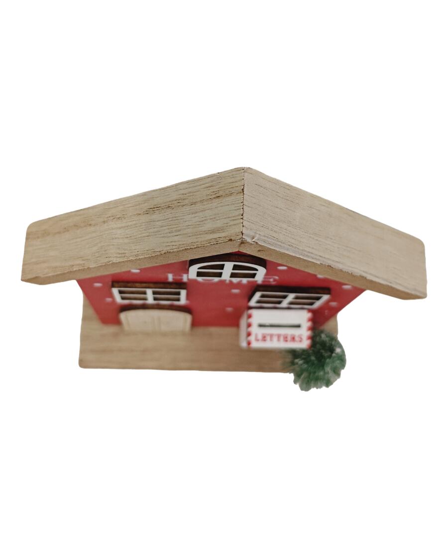 Domek dekoracyjny ok. 13,6 x 5 x 19,6 cm