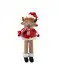 Koe kerstdecoratie bruin