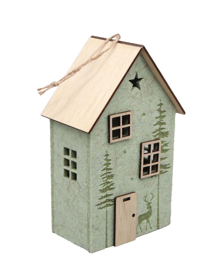 Dom dekoracyjny ok. 11 x 7 x 19 cm