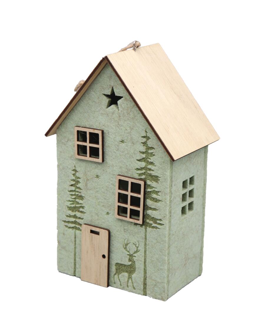 Dom dekoracyjny ok. 11 x 7 x 19 cm