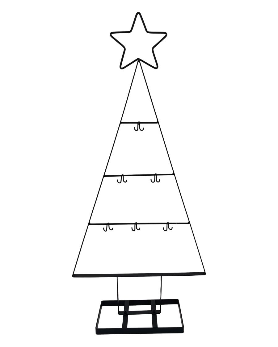 Deko-Tanne Weihnachten schwarz