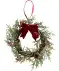 Decoratieve kerstkrans rood