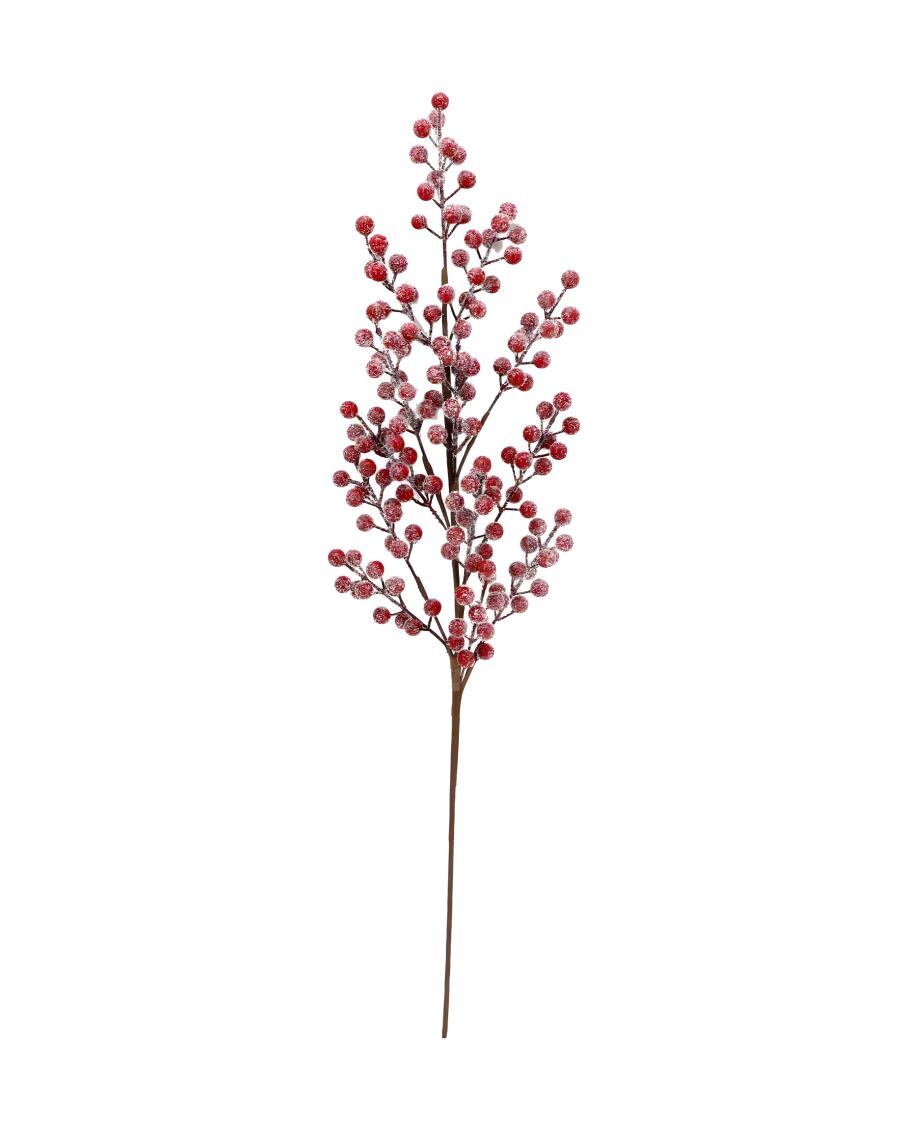 Kunstzweig Stechpalme, rot