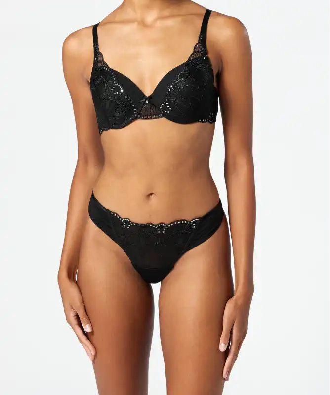 BH + String mit Pailletten