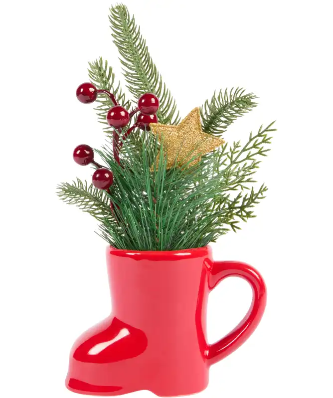 Blumentopf Weihnachten