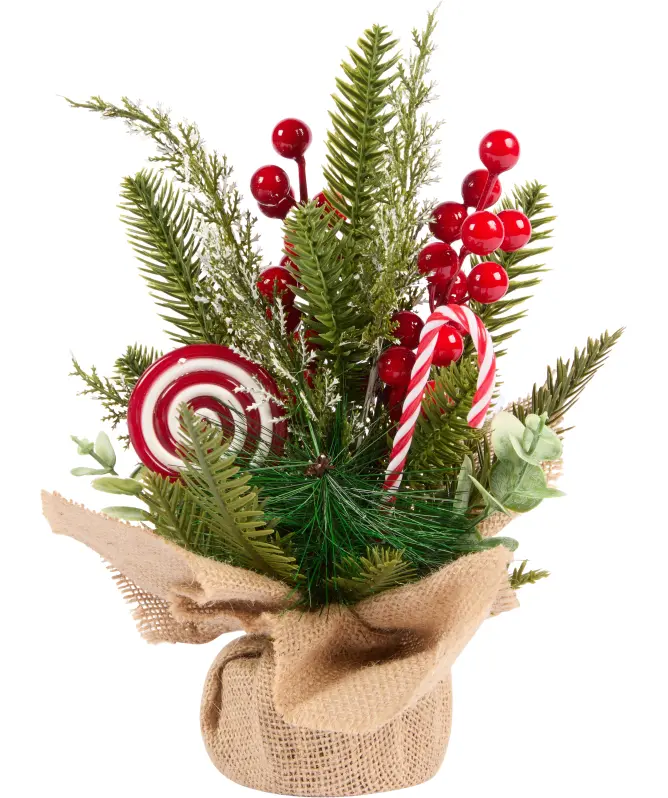 Kunstblumenstrauß Weihnachten
