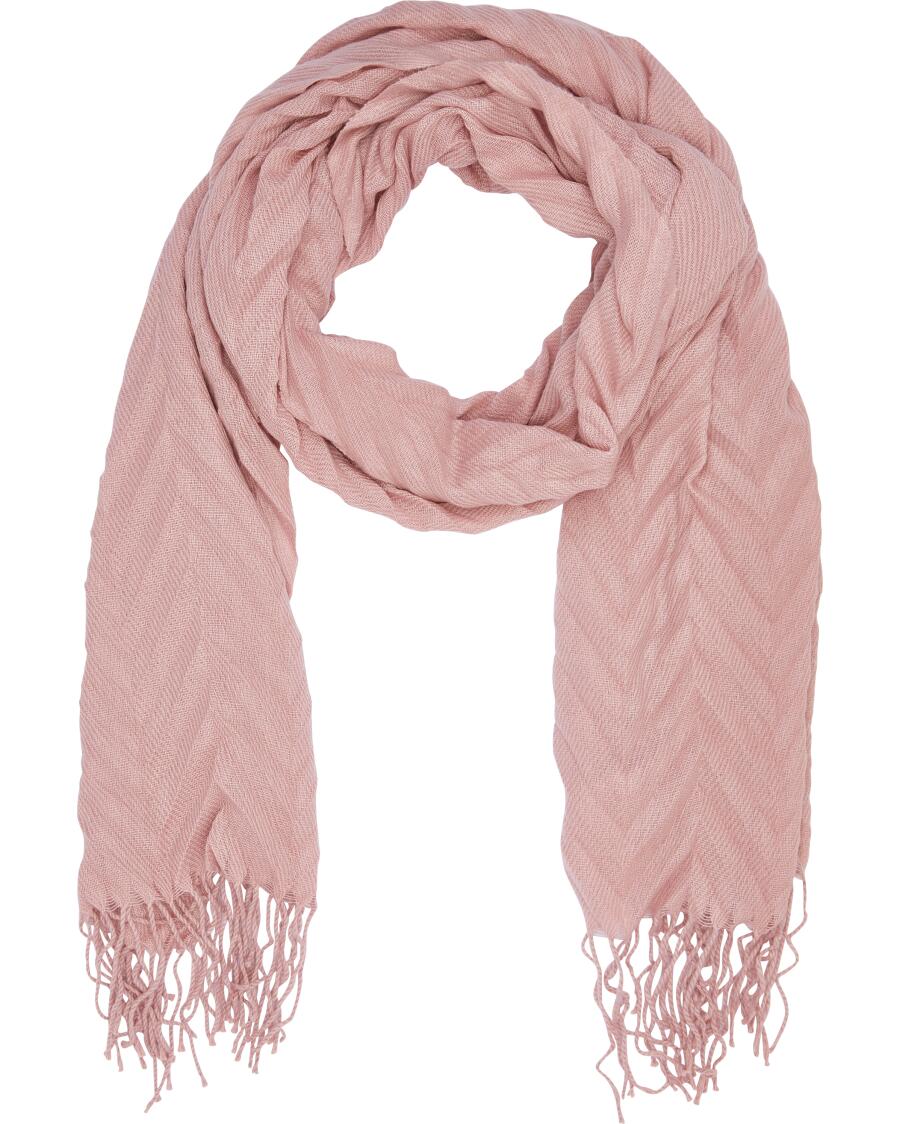 Schal Zickzack rosa