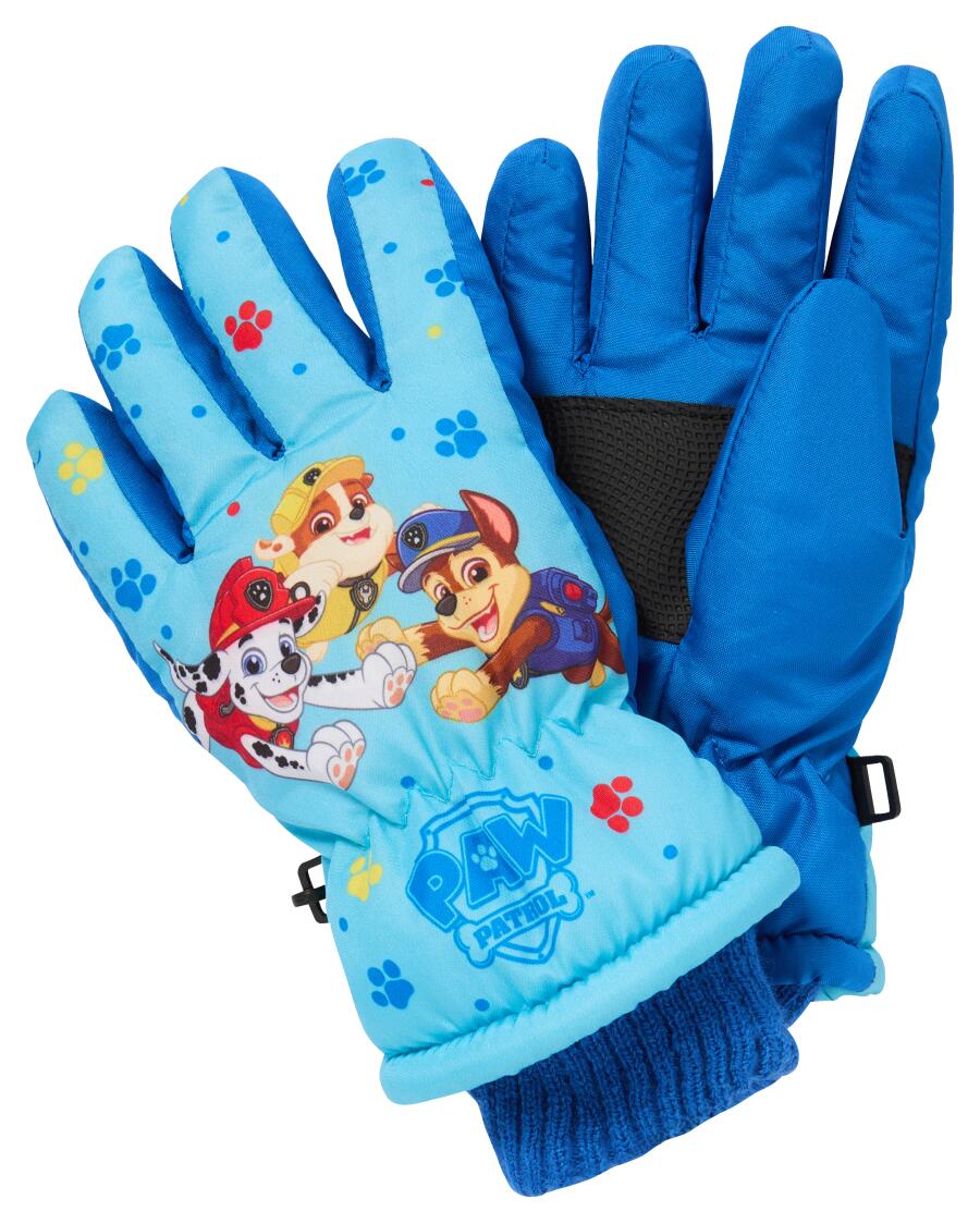 Lizenz Ski-Handschuhe fr Jungen, royalblau, Paw Patrol