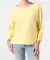 Fijn gebreide trui lichtgeel