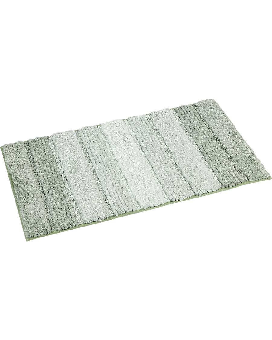 Chenille-Badematte hellgrün