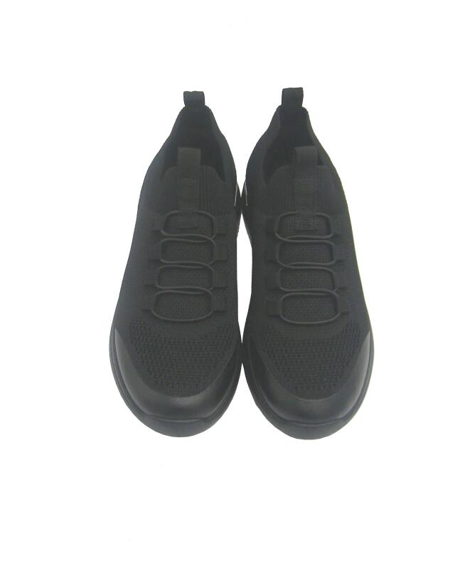 Mesh-look sneakers for women, black (KiK Sneaker in Netzoptik (schwarz)) — KiK, authentic German product in Morocco