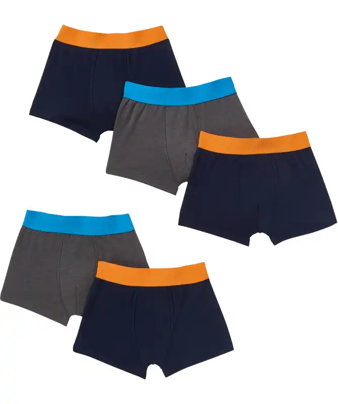 Retro Boxershorts mit Kontrastbund