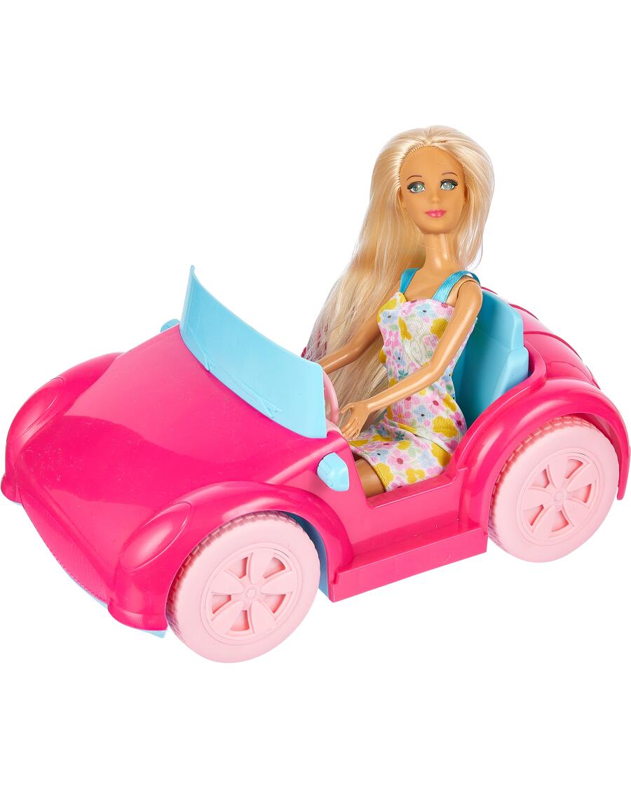 Tessa Friends Puppe mit Strandauto rosa