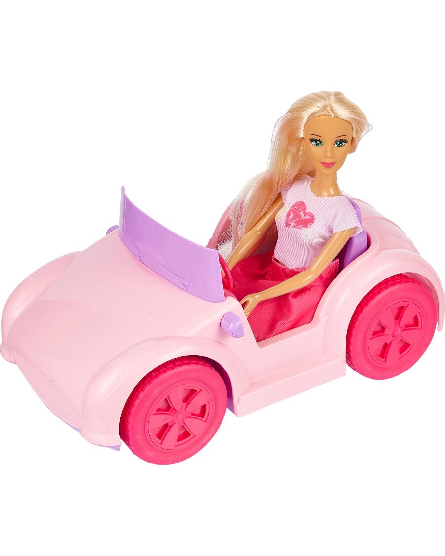 Tessa Friends Puppe mit Strandauto pink