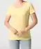 Basic T-shirt lichtgeel