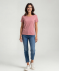 Basic T-Shirt dunkelrosa