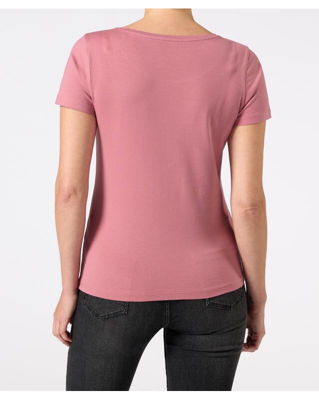 T-shirt basique femme, rose foncé (KiK Basic T-Shirt (dunkelrosa)) — KiK, produit allemand authentique au Maroc