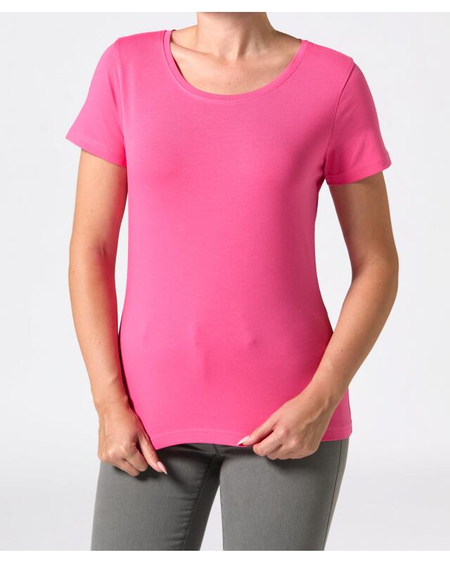تيشيرت أساسي للنساء، فوشيا (KiK Basic T-Shirt (pink)) — KiK, منتج ألماني أصلي في المغرب