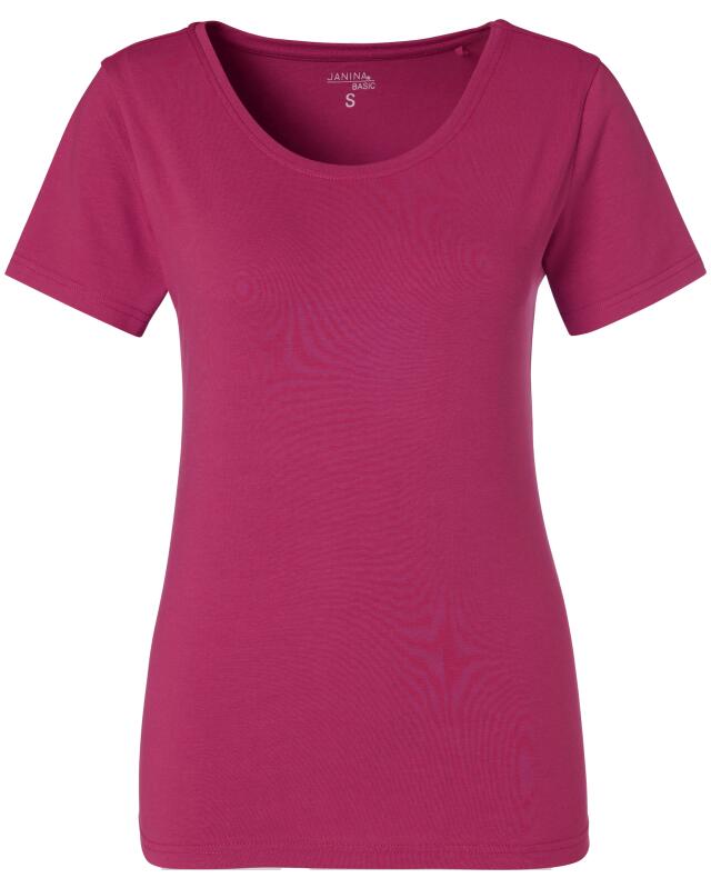 Basic T-shirt for women, berry (KiK Basic T-Shirt (beere)) — KiK, authentic German product in Morocco