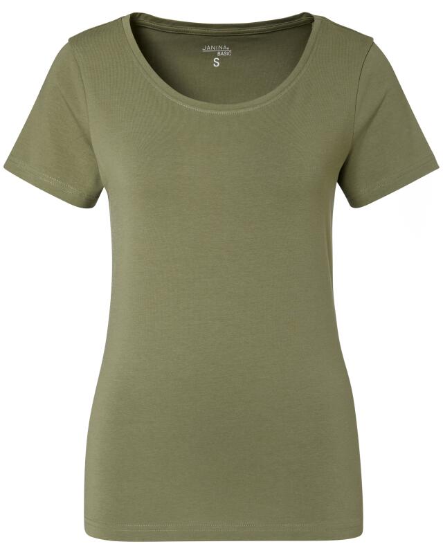 Basic T-shirt for women, khaki (KiK Basic T-Shirt (Khaki)) — KiK, authentic German product in Morocco